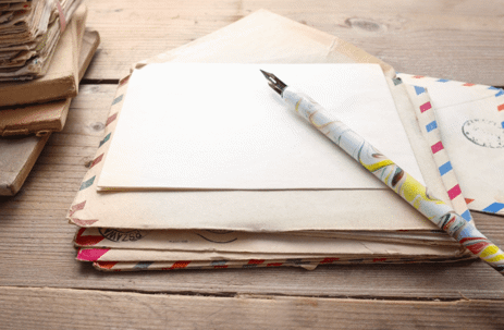 pen and letter
