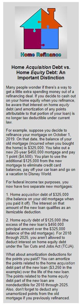 Home Acquisition vs. Home Debt Post 